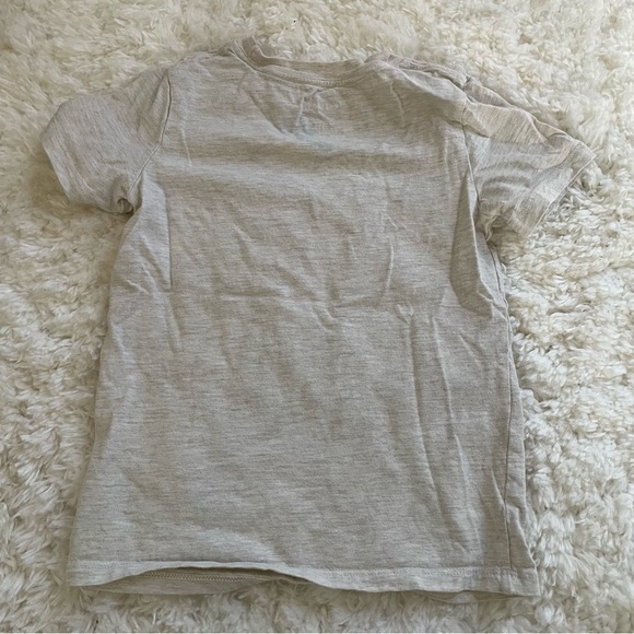 Cat & Jack 5T Kids Cream Easter Spring Ninja Bunny Carrot Short Sleeve Shirt - Picture 5 of 5